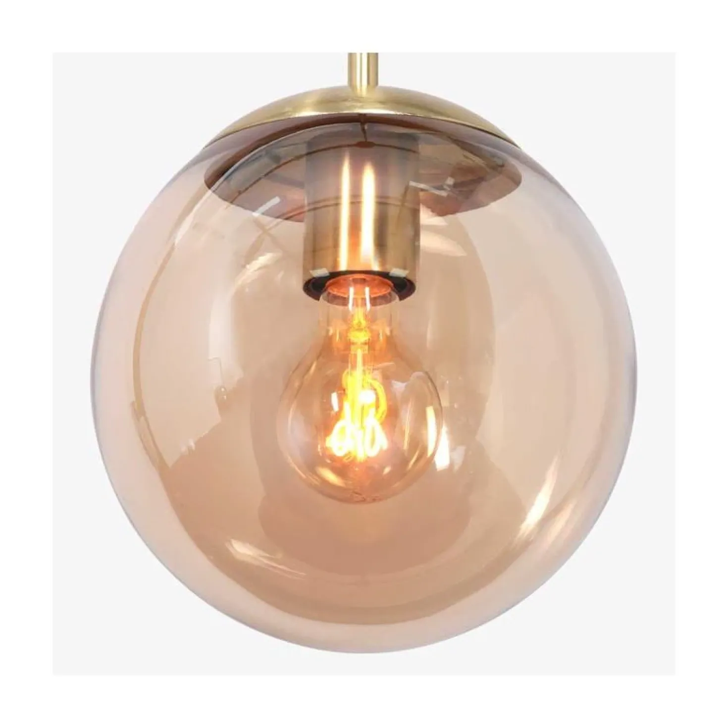 Maya 1-lichts Hanglamp 20cm Amber