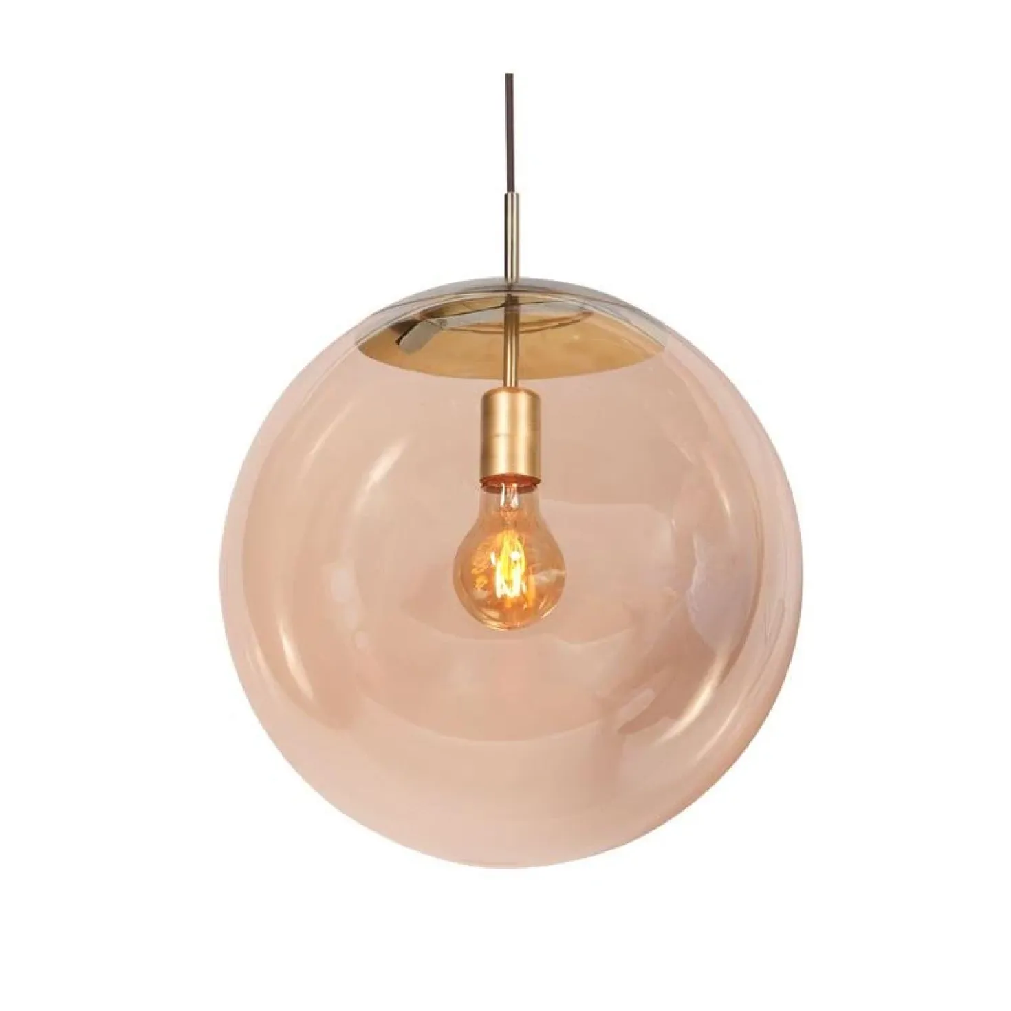 Maya 1-lichts Hanglamp 40cm Amber