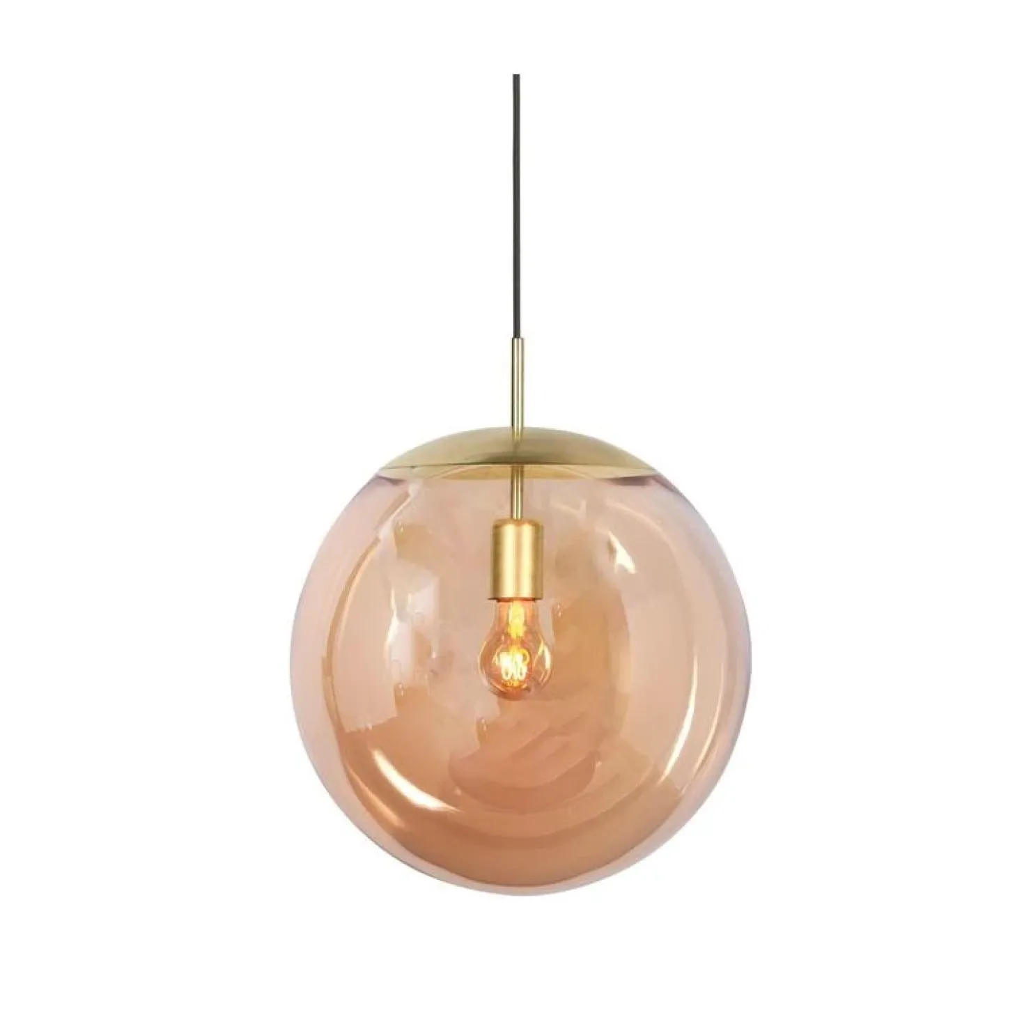 Maya 1-lichts Hanglamp 40cm Amber