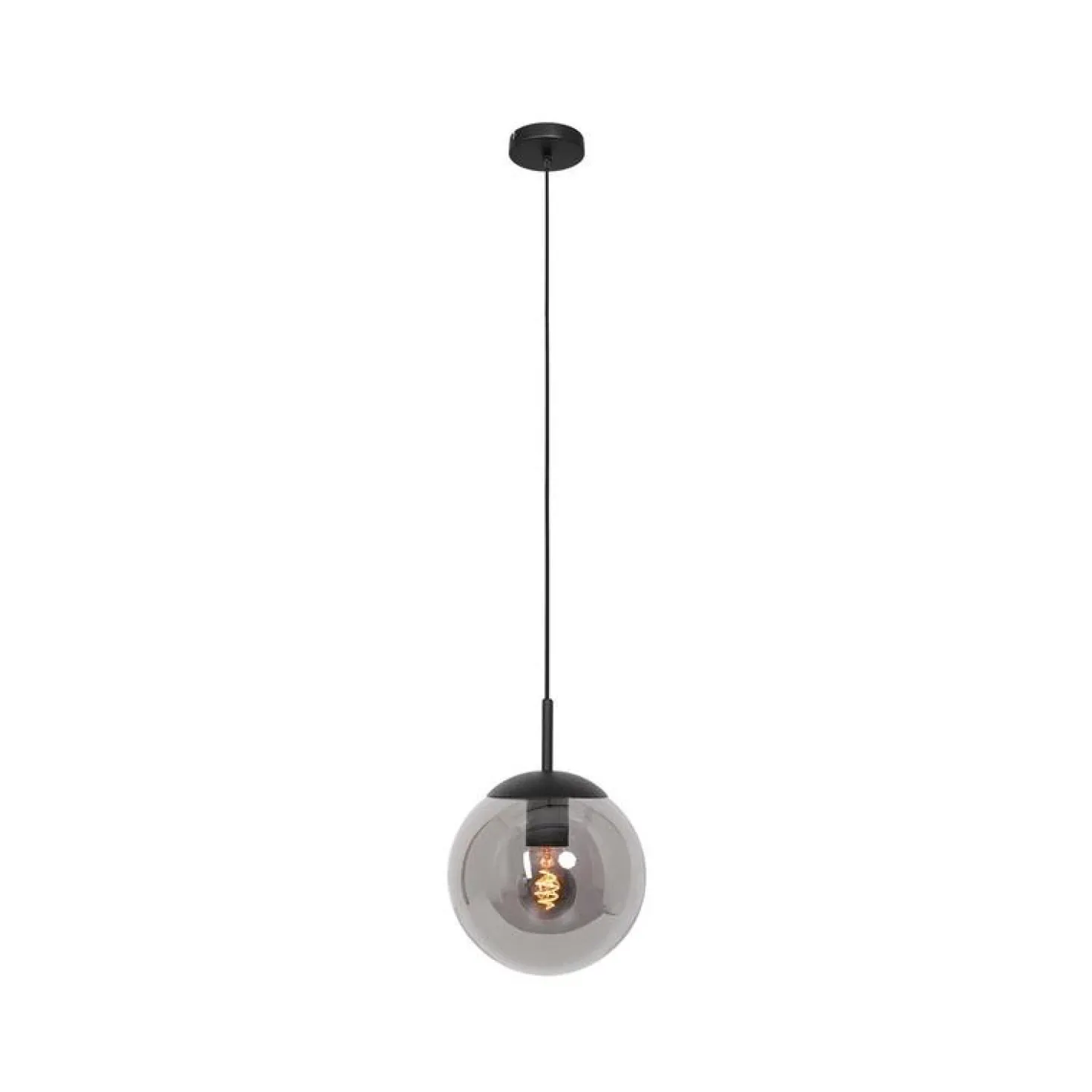 Maya 1-lichts Hanglamp 25cm Smoke