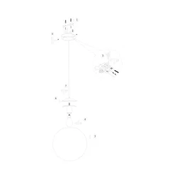 Maya 1-lichts Hanglamp 30cm Smoke