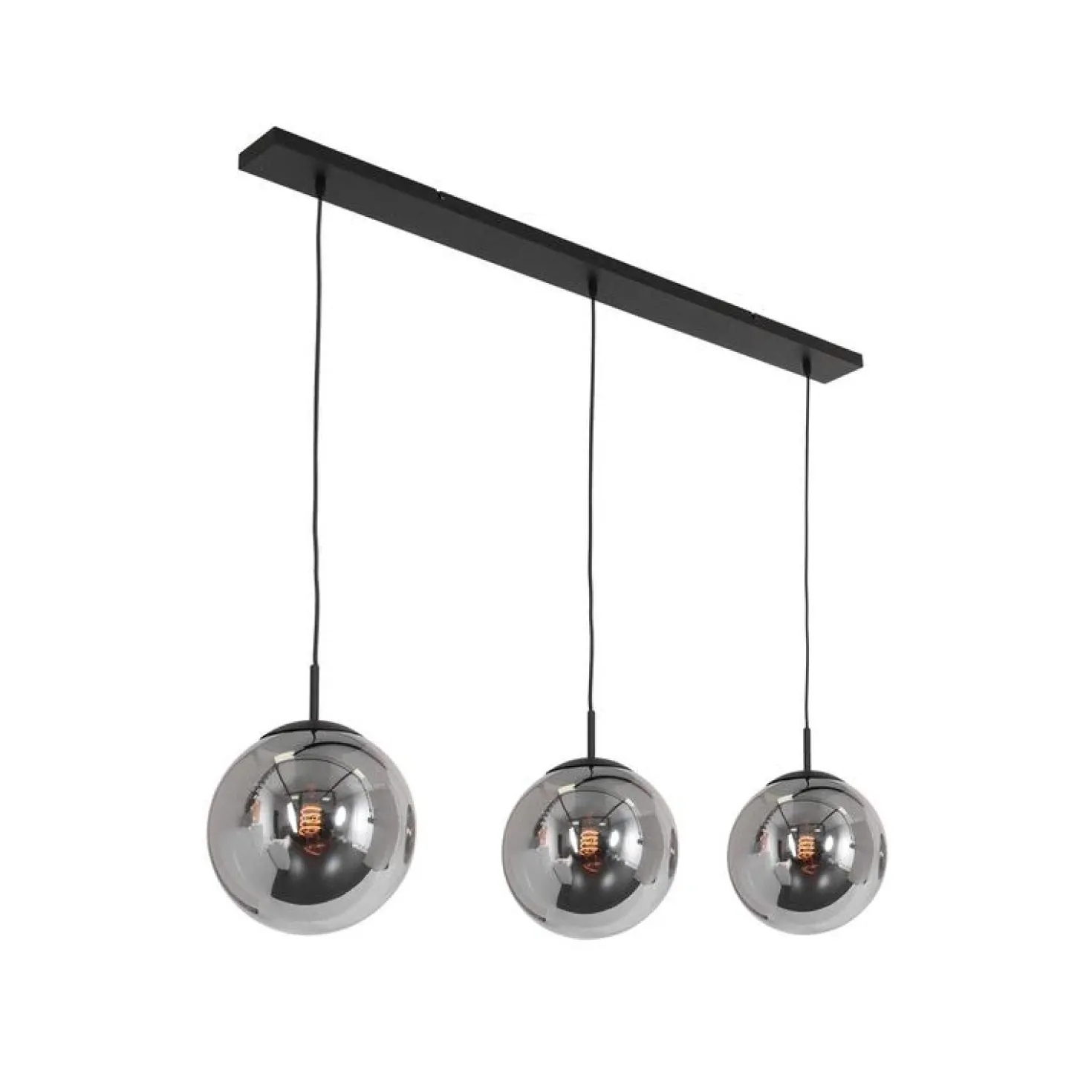 Maya 3-lichts Hanglamp Smoke