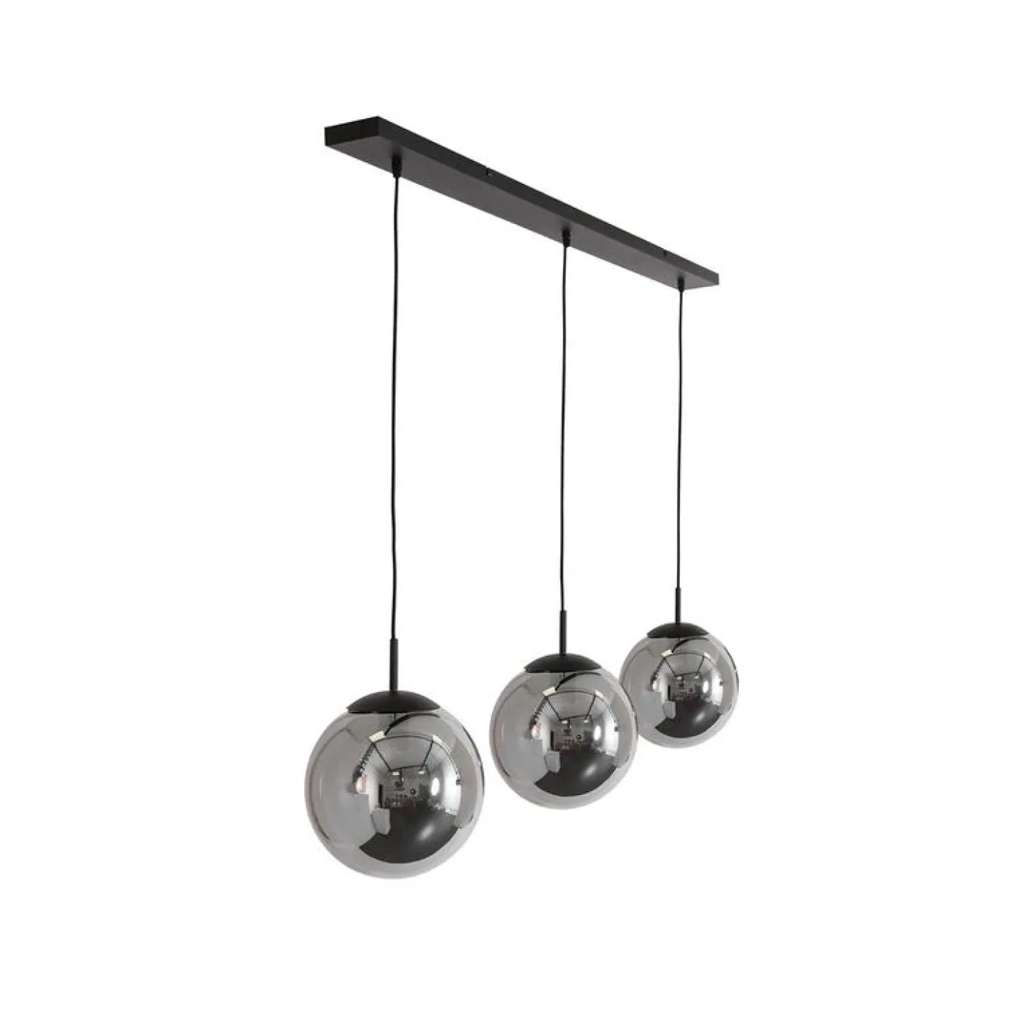Maya 3-lichts Hanglamp Smoke