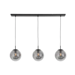 Maya 3-lichts Hanglamp Smoke