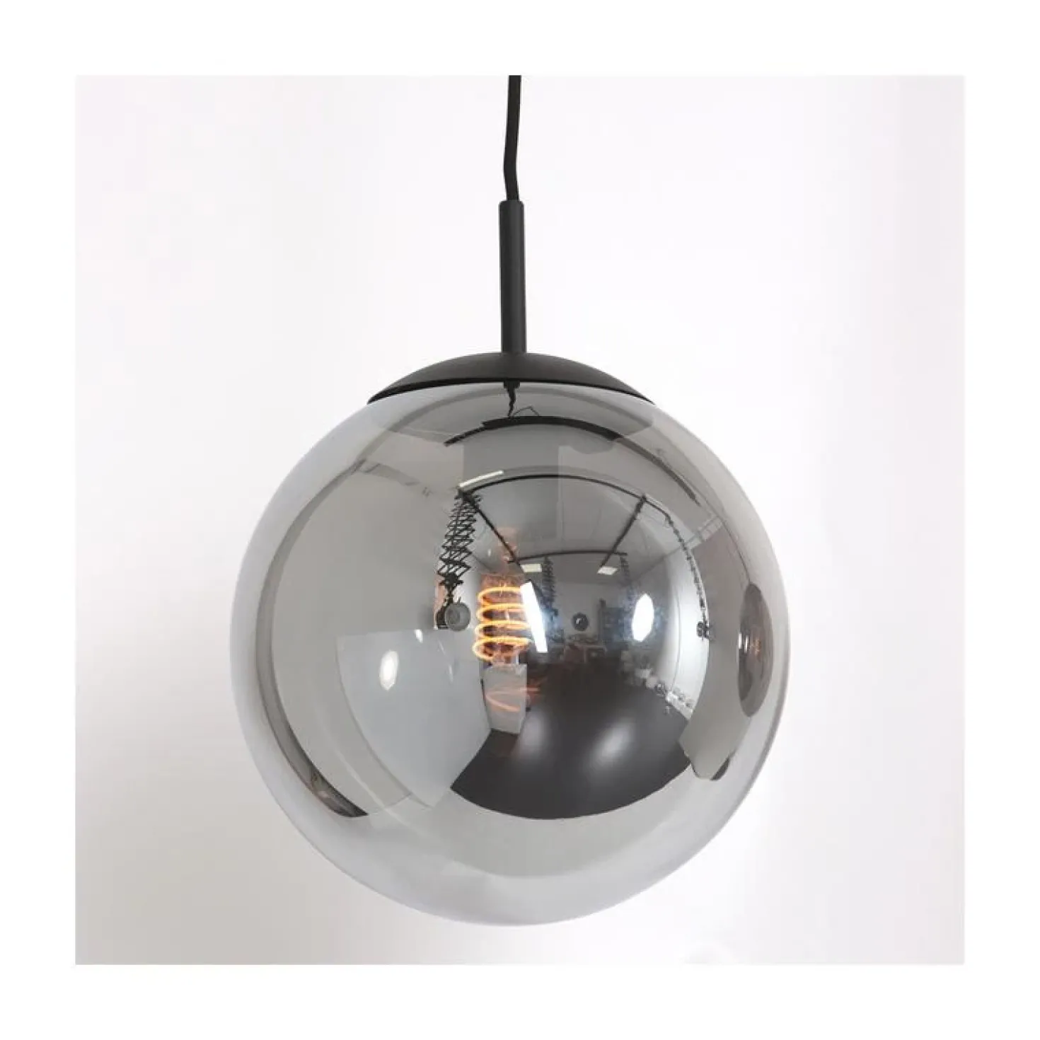 Maya 3-lichts Hanglamp Smoke