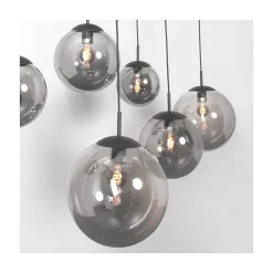 Maya 6-lichts Hanglamp Smoke