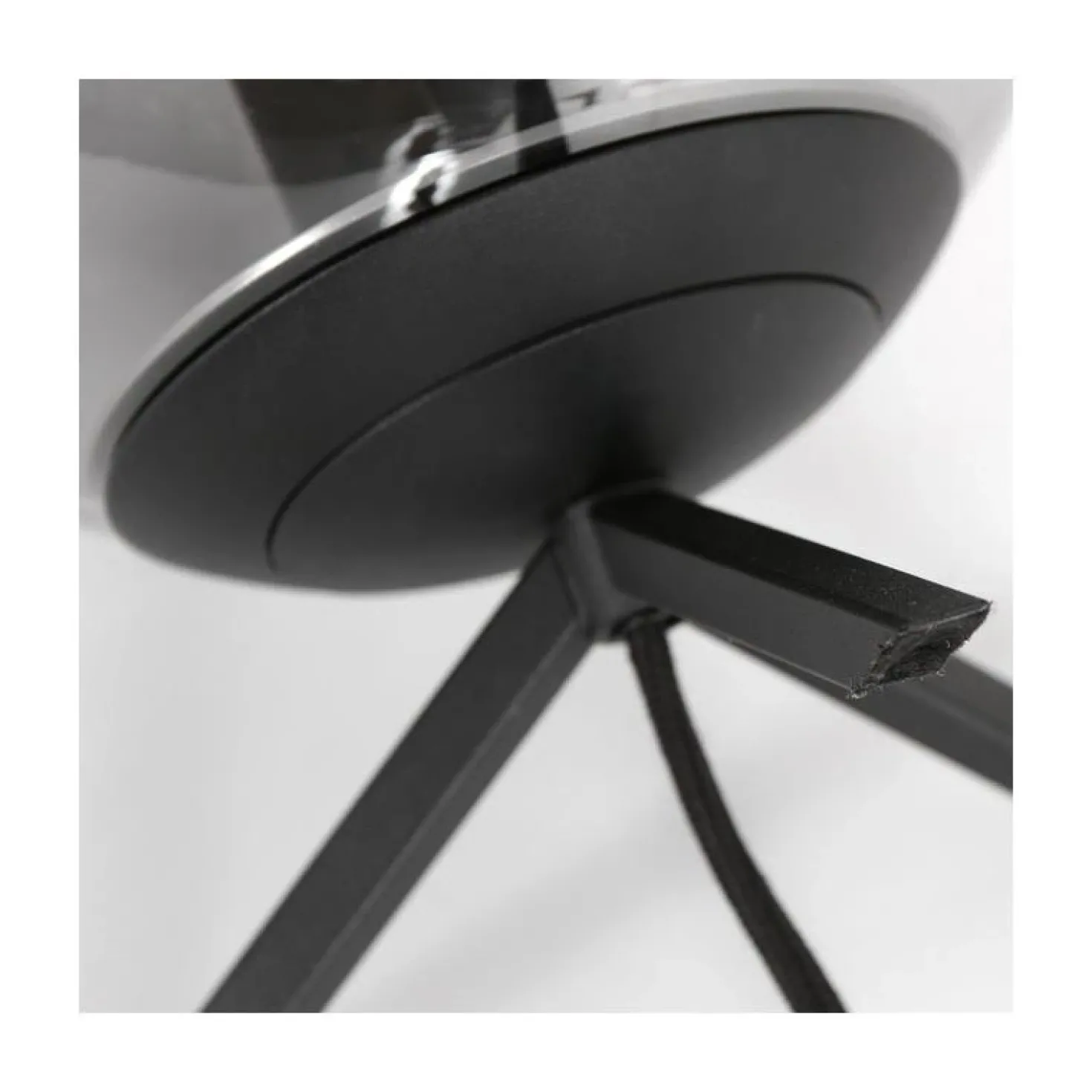 Maya 1-lichts Tafellamp 20cm Smoke
