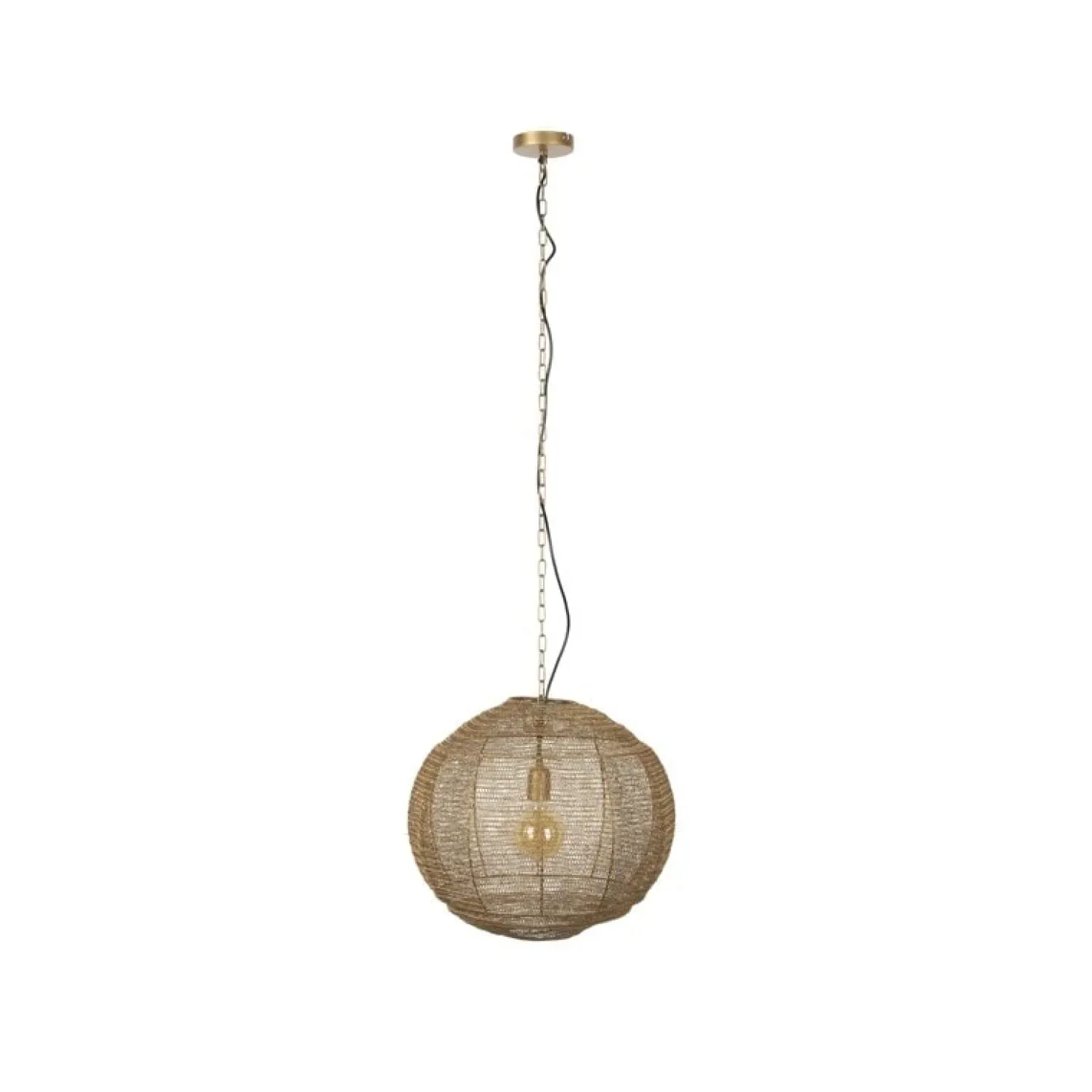 Meezan 1-lichts Hanglamp Goud 50cm