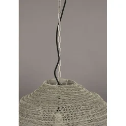 Meezan 1-lichts Hanglamp Grijs 70cm