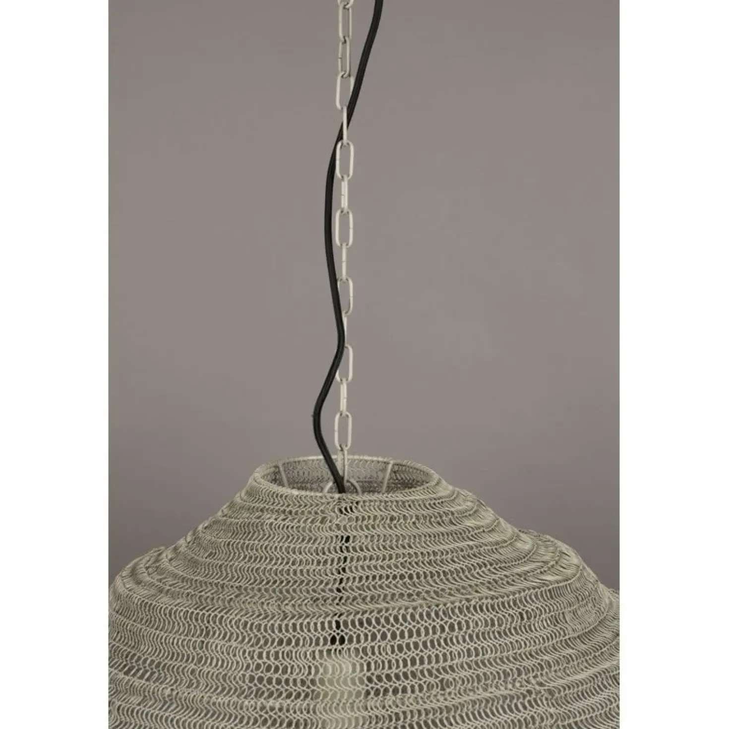 Meezan 1-lichts Hanglamp Grijs 70cm