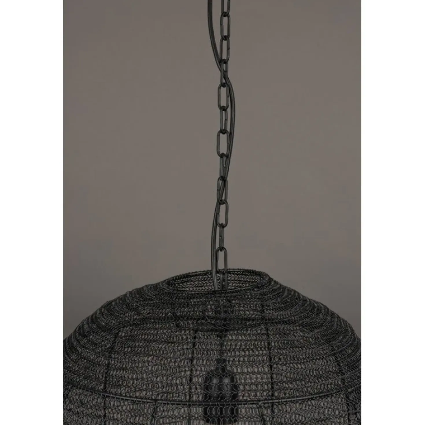 Meezan 1-lichts Hanglamp Zwart 50cm