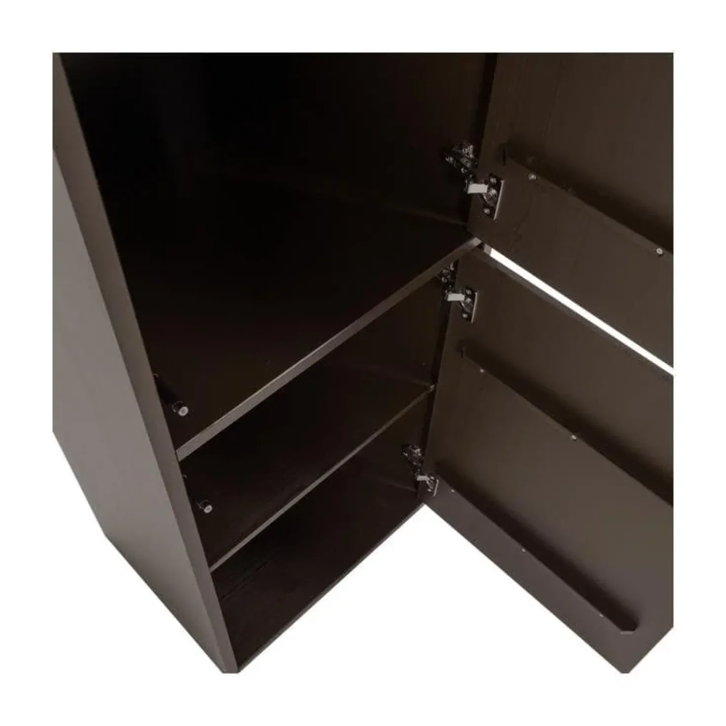 Meggy Wandkast Smal Grenen Middenbruin 55cm
