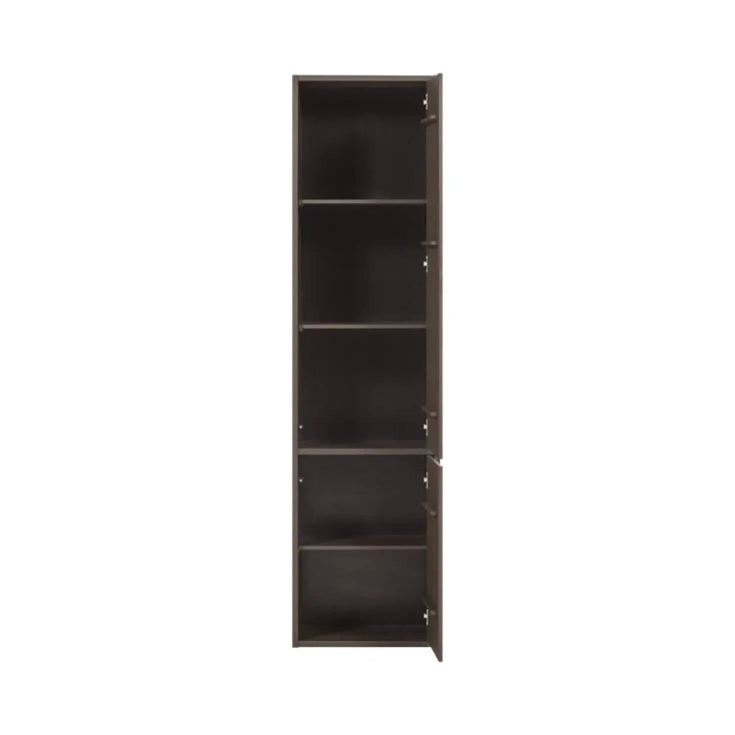 Meggy Wandkast Smal Grenen Middenbruin 55cm