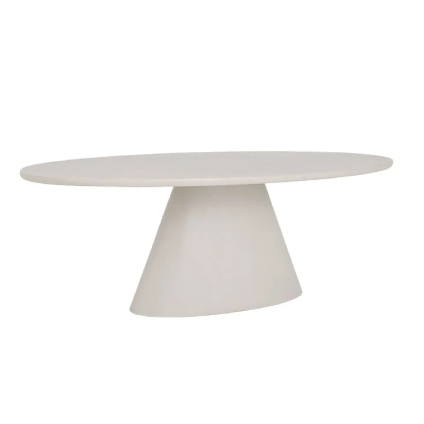 Mello Eettafel ovaal wit 200 cm