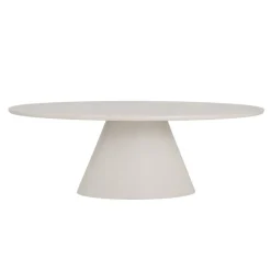 Mello Eettafel ovaal wit 200 cm