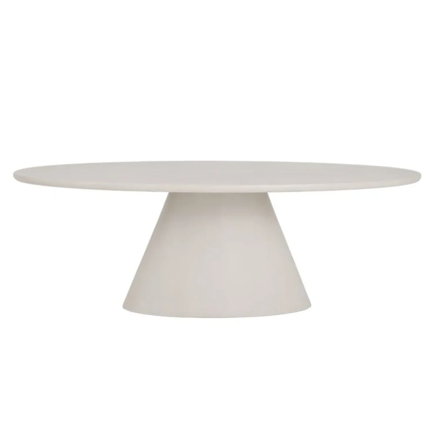 Mello Eettafel ovaal wit 200 cm