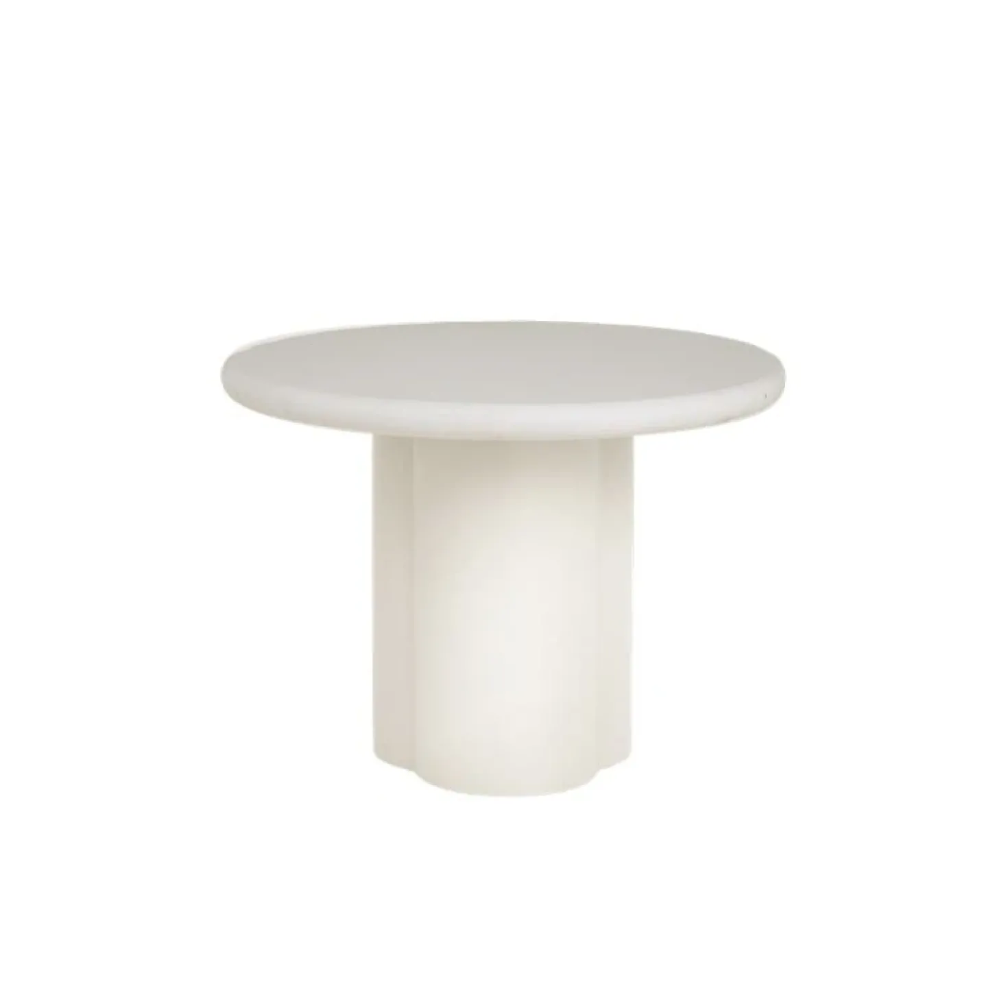 Melzo Bijzettafel rond wit 60cm