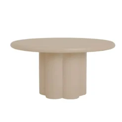 Melzo Eettafel rond beige 150cm