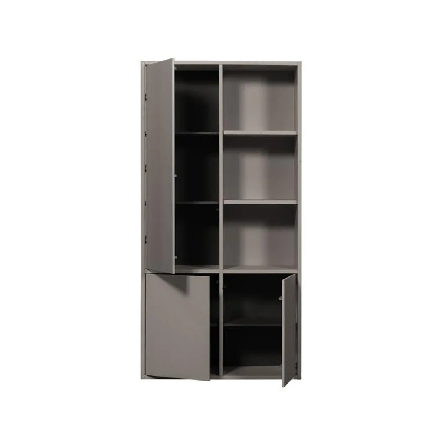Merel Opbergkast Dennenhout Warmgrijs 100cm