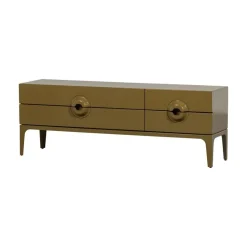 Merge TV Meubel Eucalyptushout Honinggeel 160cm