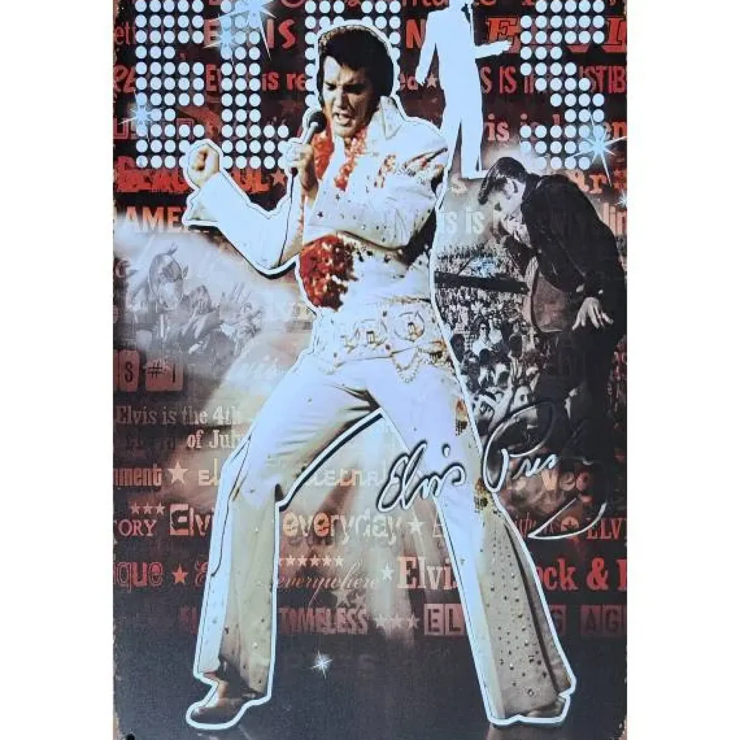 metalen bord Elvis older