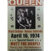 metalen bord Queen concert