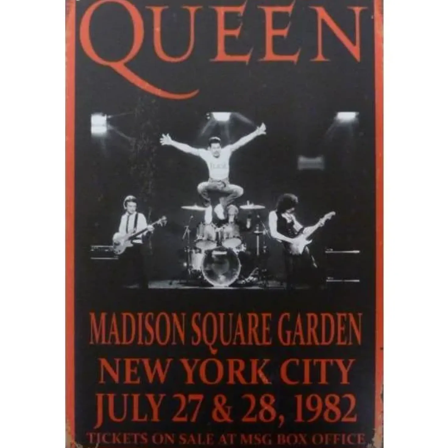 metalen bord Queen Madison Square