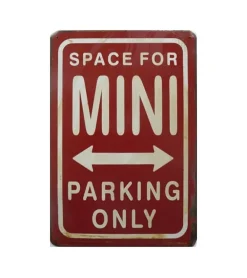 metalen parkeerbord Mini