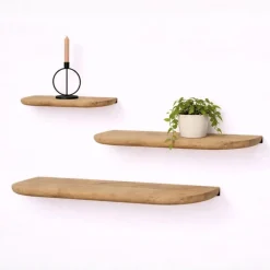 Mette Wandplank zwevend Naturel 40cm