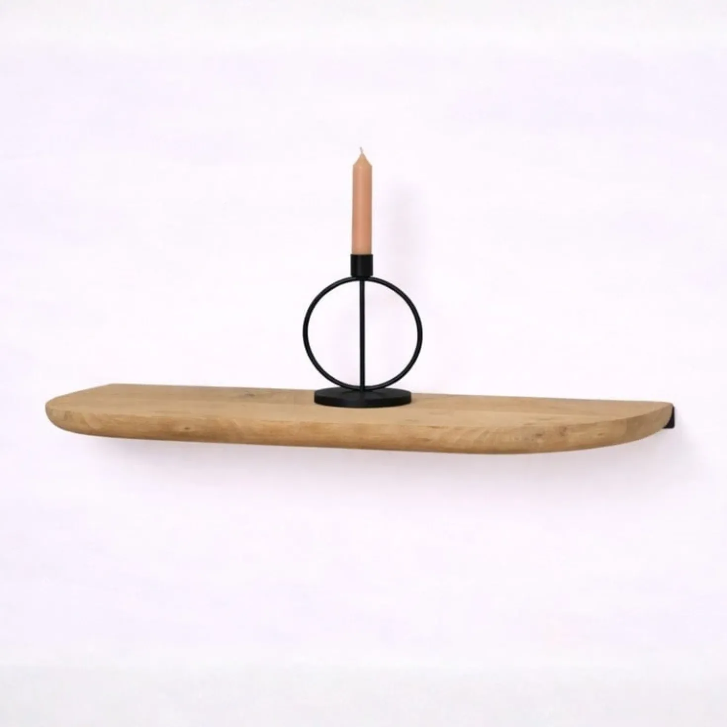 Mette Wandplank zwevend Naturel 60cm
