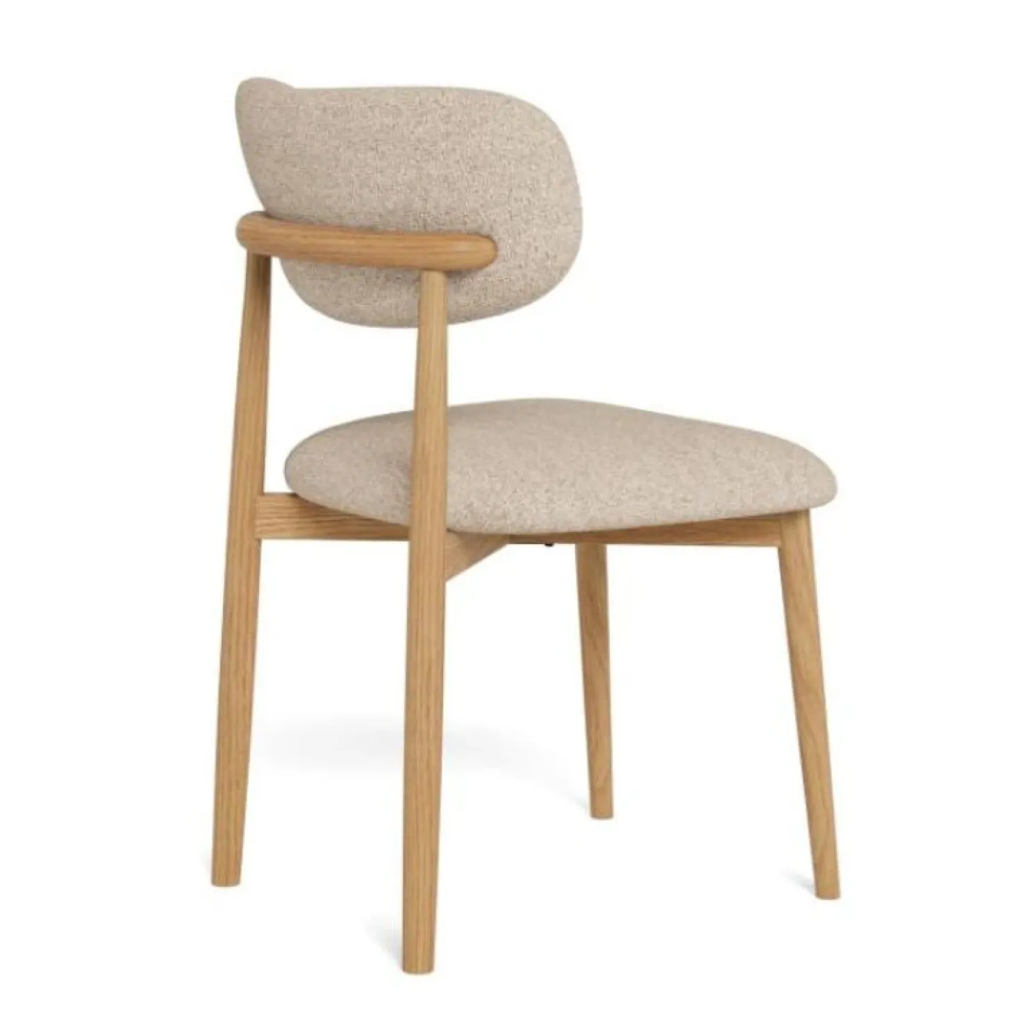 Michael Eetkamerstoel eikenhout Beige