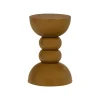 Miel Bijzettafel rond Honinggeel 35cm