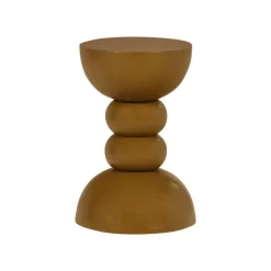 Miel Bijzettafel rond Honinggeel 35cm