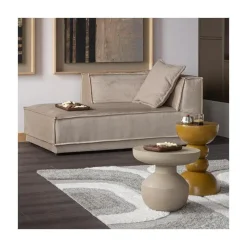 Miel Bijzettafel rond Honinggeel 35cm