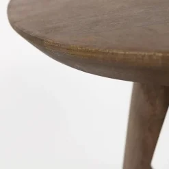 Mike Bijzettafel rond Walnoot 50cm