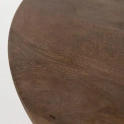 Mike Bijzettafel rond Walnoot 50cm