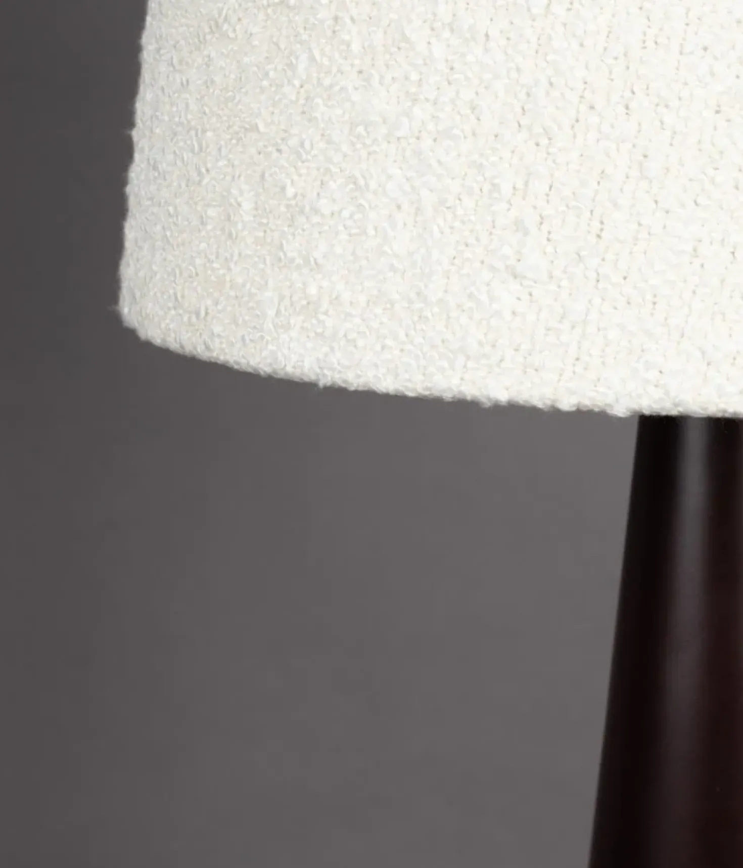 Miki 1-lichts Vloerlamp Bouclé 41cm