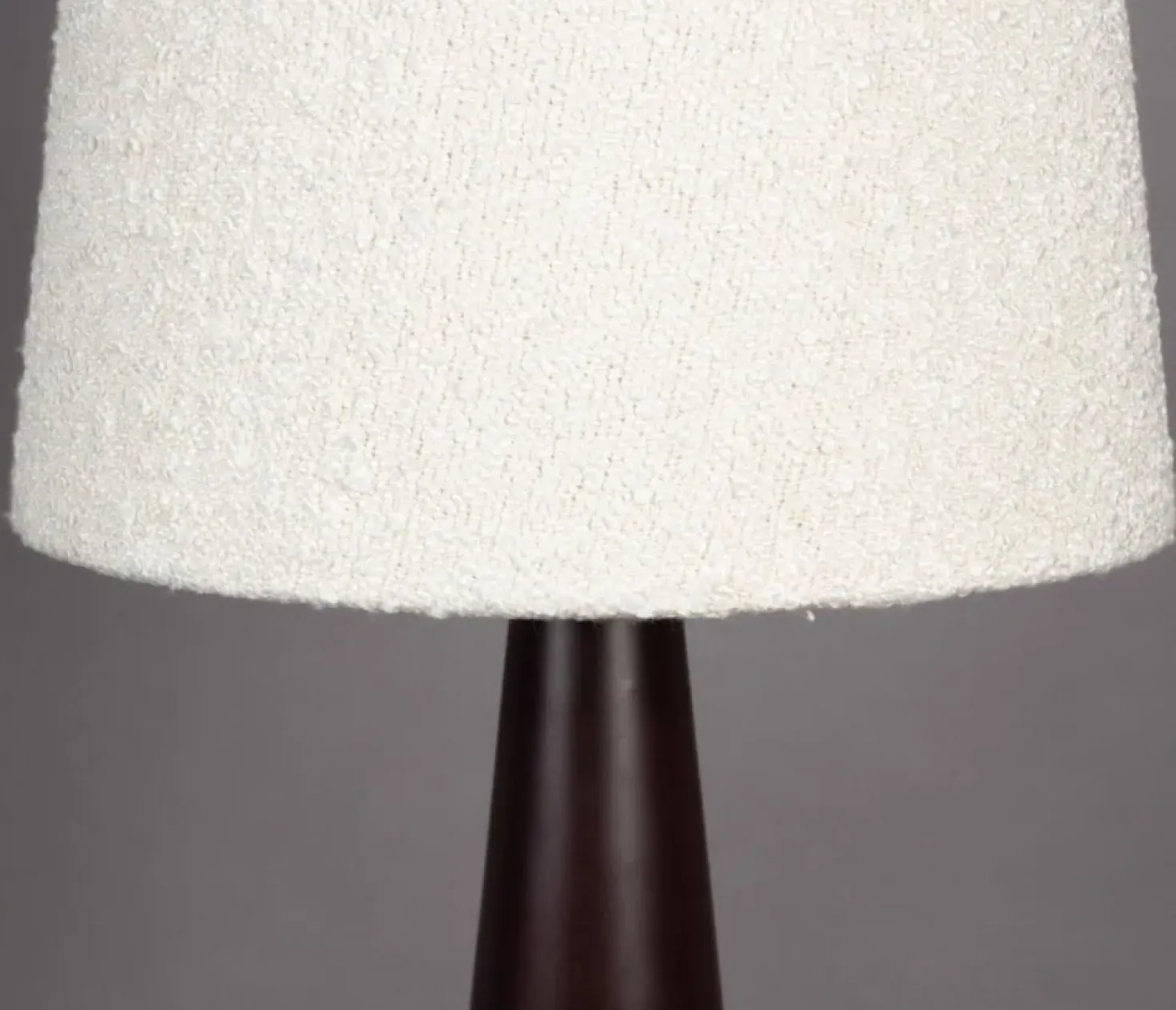 Miki 1-lichts Vloerlamp Bouclé 41cm