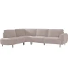 Milano Hoekbank Links Clay 300cm