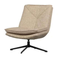 Milaro Draaifauteuil Naturel Melange