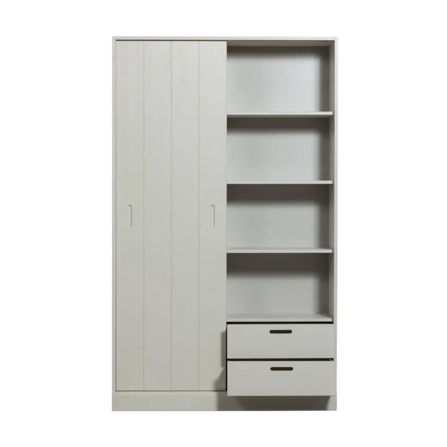 Mila Schuifdeurkast Dennenhout Dust 120cm