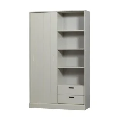 Mila Schuifdeurkast Dennenhout Dust 120cm