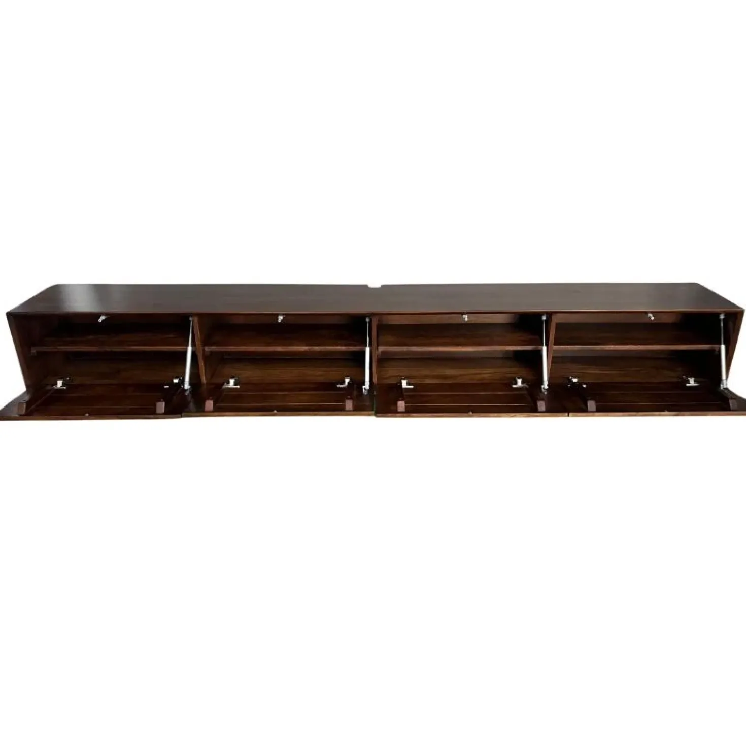 Milo Zwevend Tv meubel walnoot 240cm