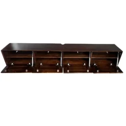 Milo Zwevend Tv meubel walnoot 200cm