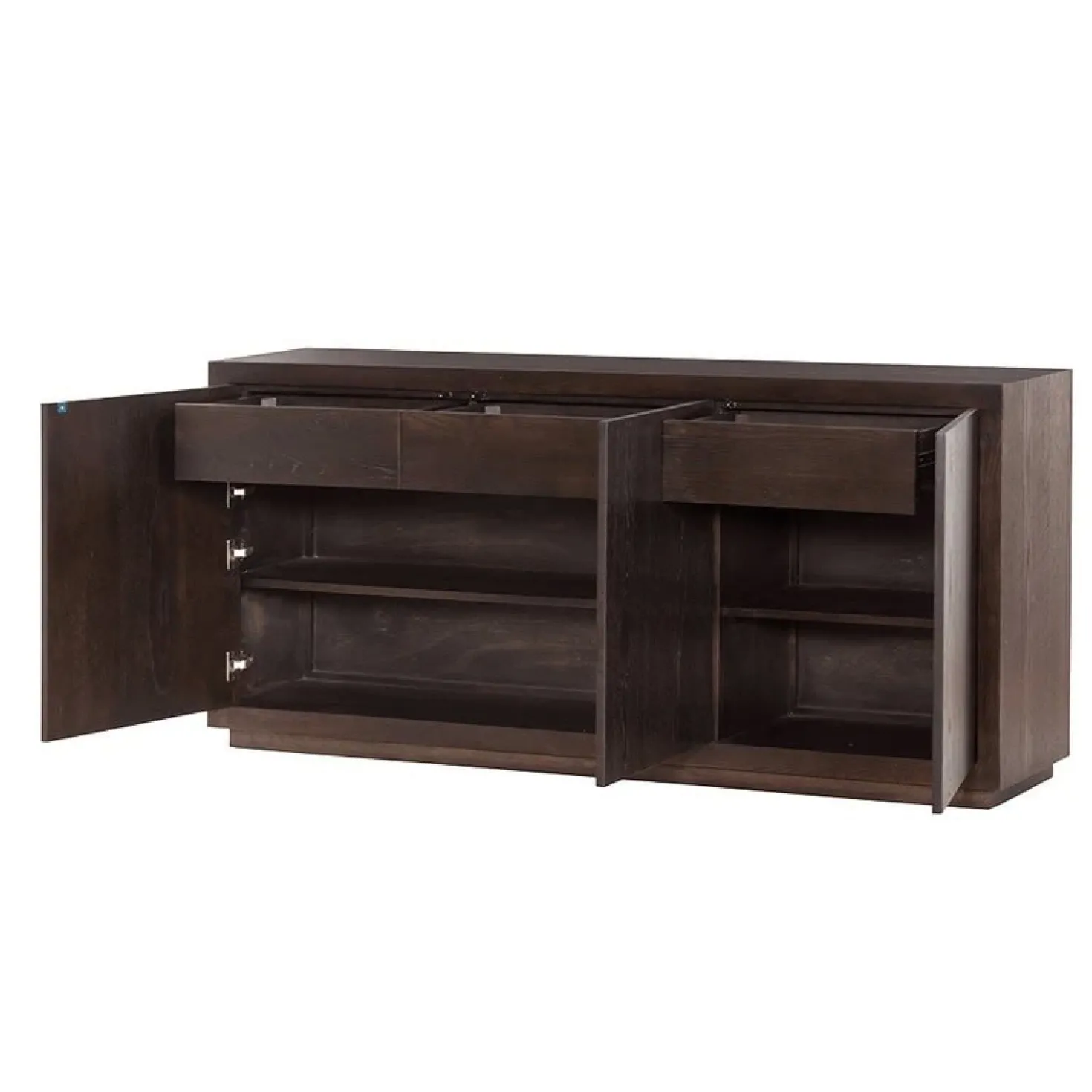 Mincio Dressoir bruin eikenfineer 176cm