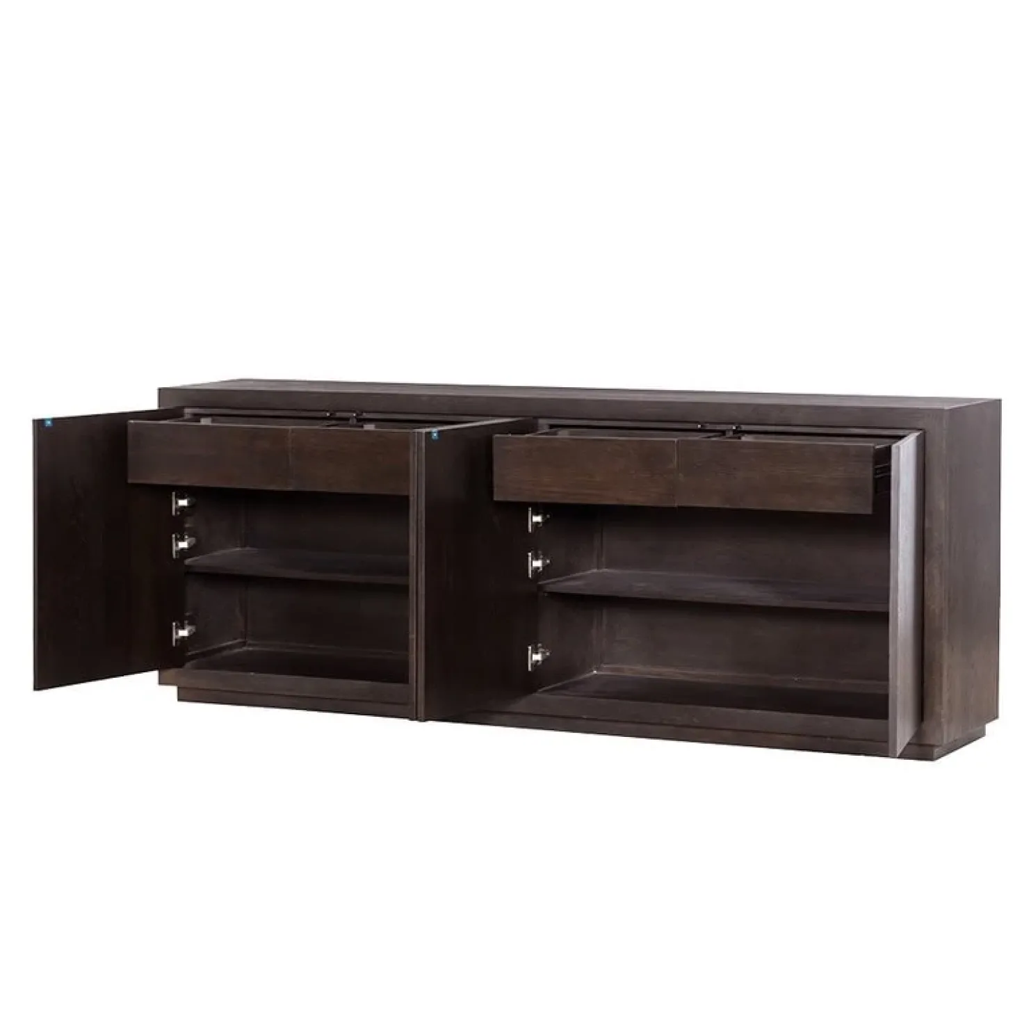 Mincio Dressoir bruin eikenfineer 220cm
