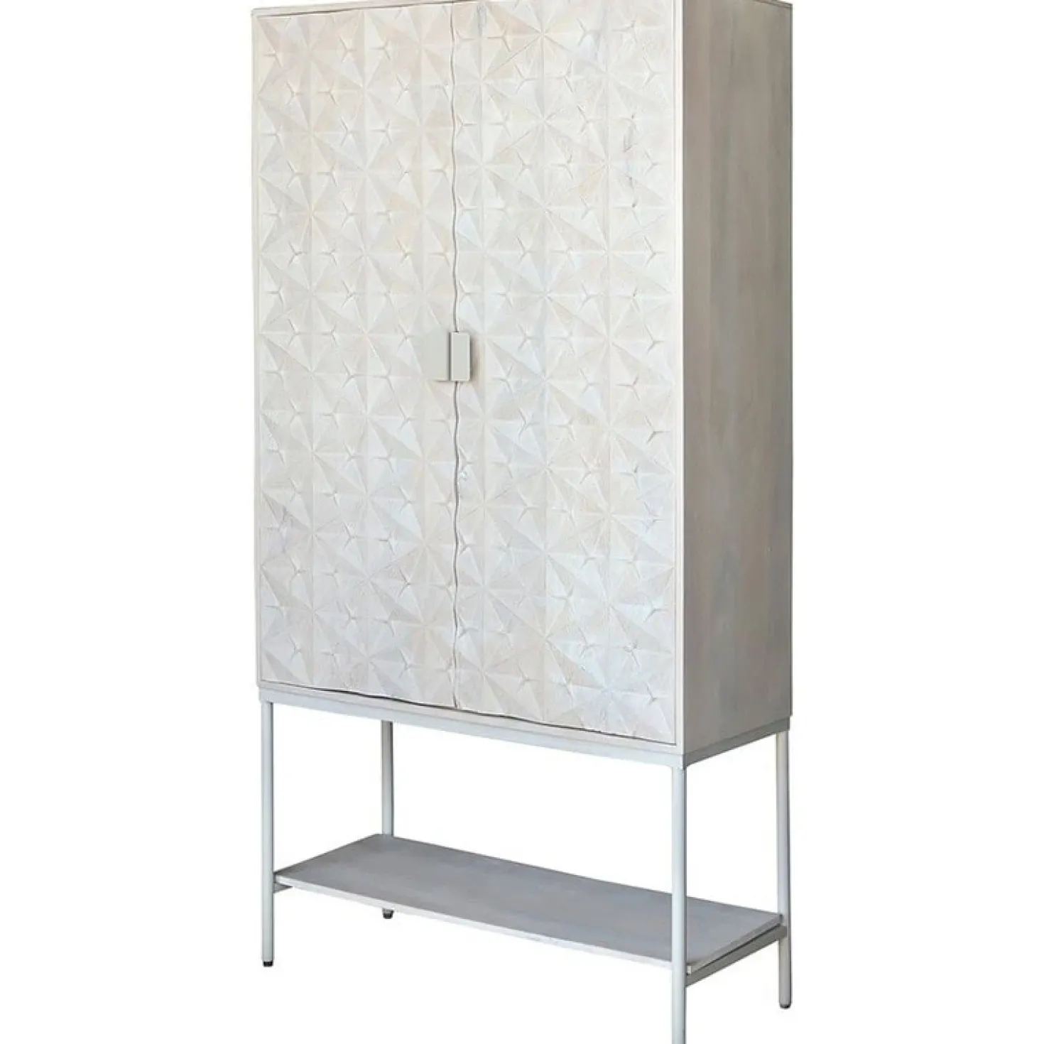Mitchell Wandkast met onderplank Ashblond 100cm