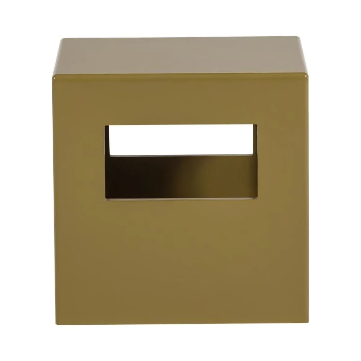 Modern Bijzettafel Honinggeel 40cm