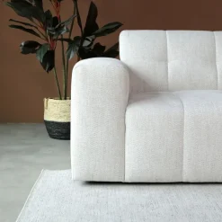 Modulaire Bank Wave Chaise longue rechts Modesto wit