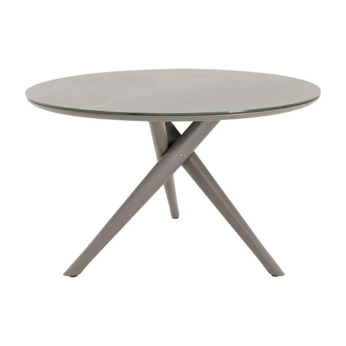 Mojito Tuintafel Rond keramisch taupe 120cm